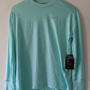 Nike Dry Fit Long Sleeve Mint Soft Top NEW!!